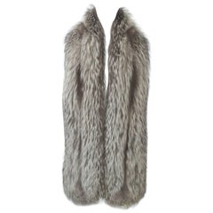 Vintage Silver Fox Stole