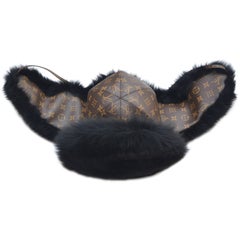 Louis Vuitton Monogram Cappello Chapka Oversize Passerella  2016 Novità Esaurito