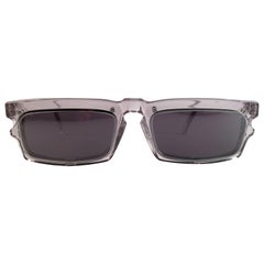 New Vintage IDC 767 Clear Mirror Lenses Sunglasses 1980's Made in France