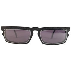 New Vintage IDC 767 RHCP Clear Mirror Lenses Sunglasses 1980's Made in France
