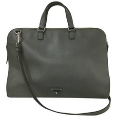 Prada Travel Briefcase Saffiano Leather