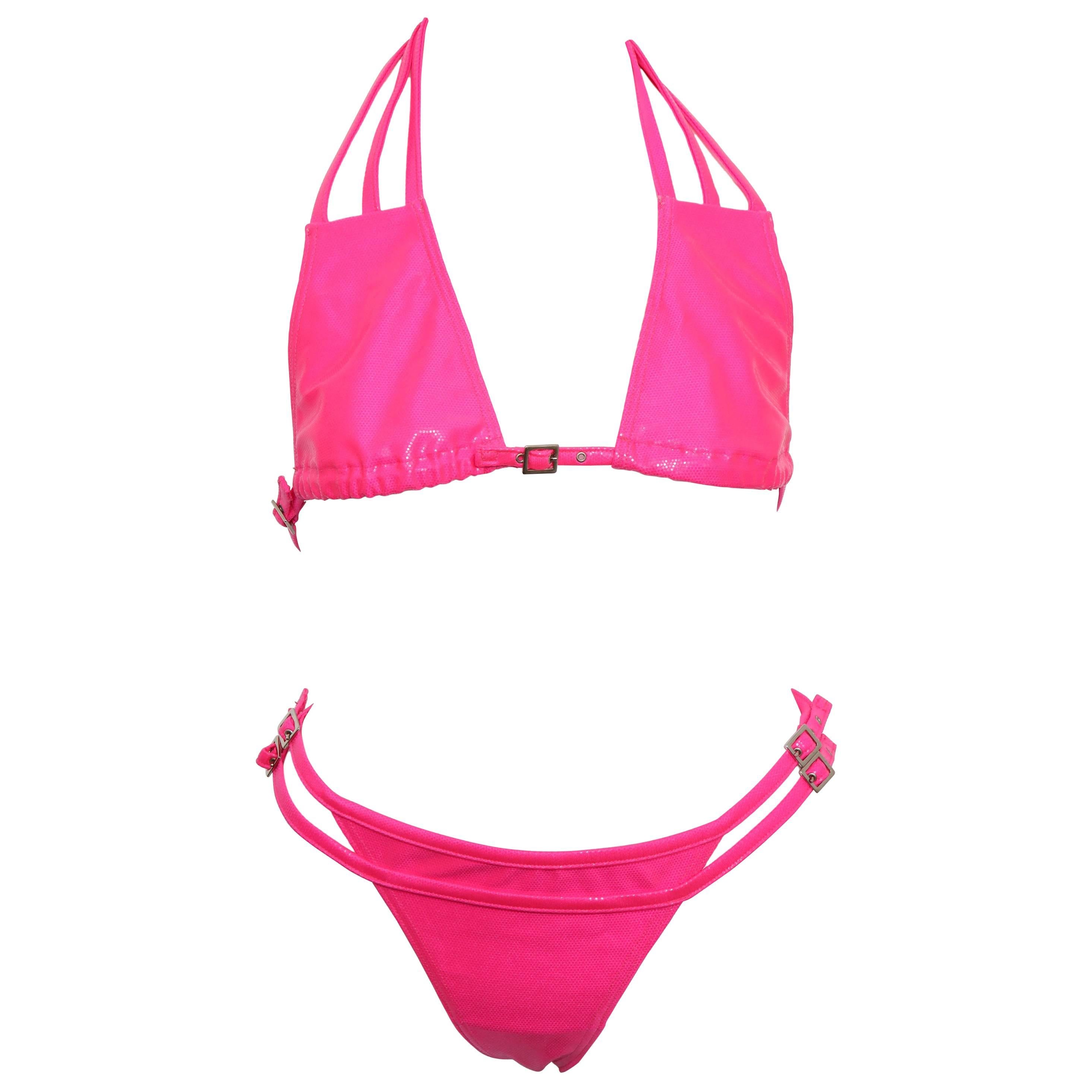 John Galliano for Christian Dior Pink Bikini For Sale