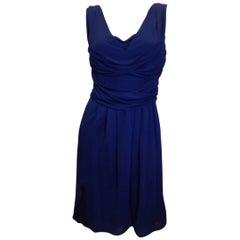 Moschino Sleeveless Royal Blue Dress