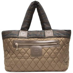 Chanel Khaki Coco Cocoon Tote Bag