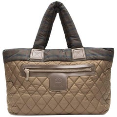 Chanel Khaki Coco Cocoon Tote Bag 