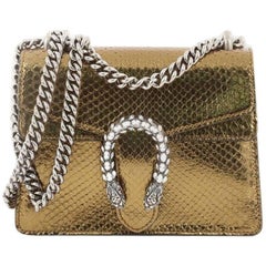 Gucci Dionysus Handbag Python with Embellished Detail Mini