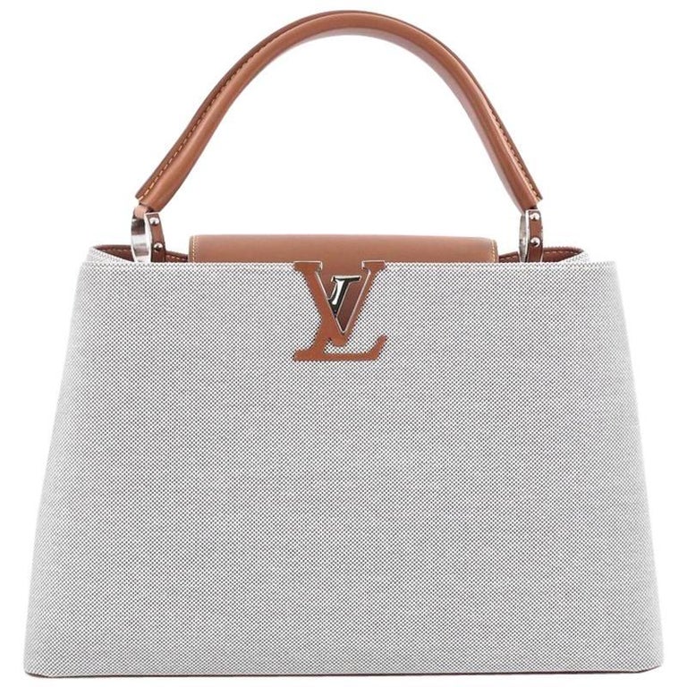 Louis Vuitton bag Capucines White Leather 3D model