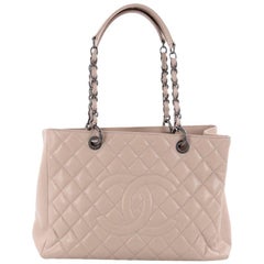 Chanel Grand Shopping Tote Quilted Caviar