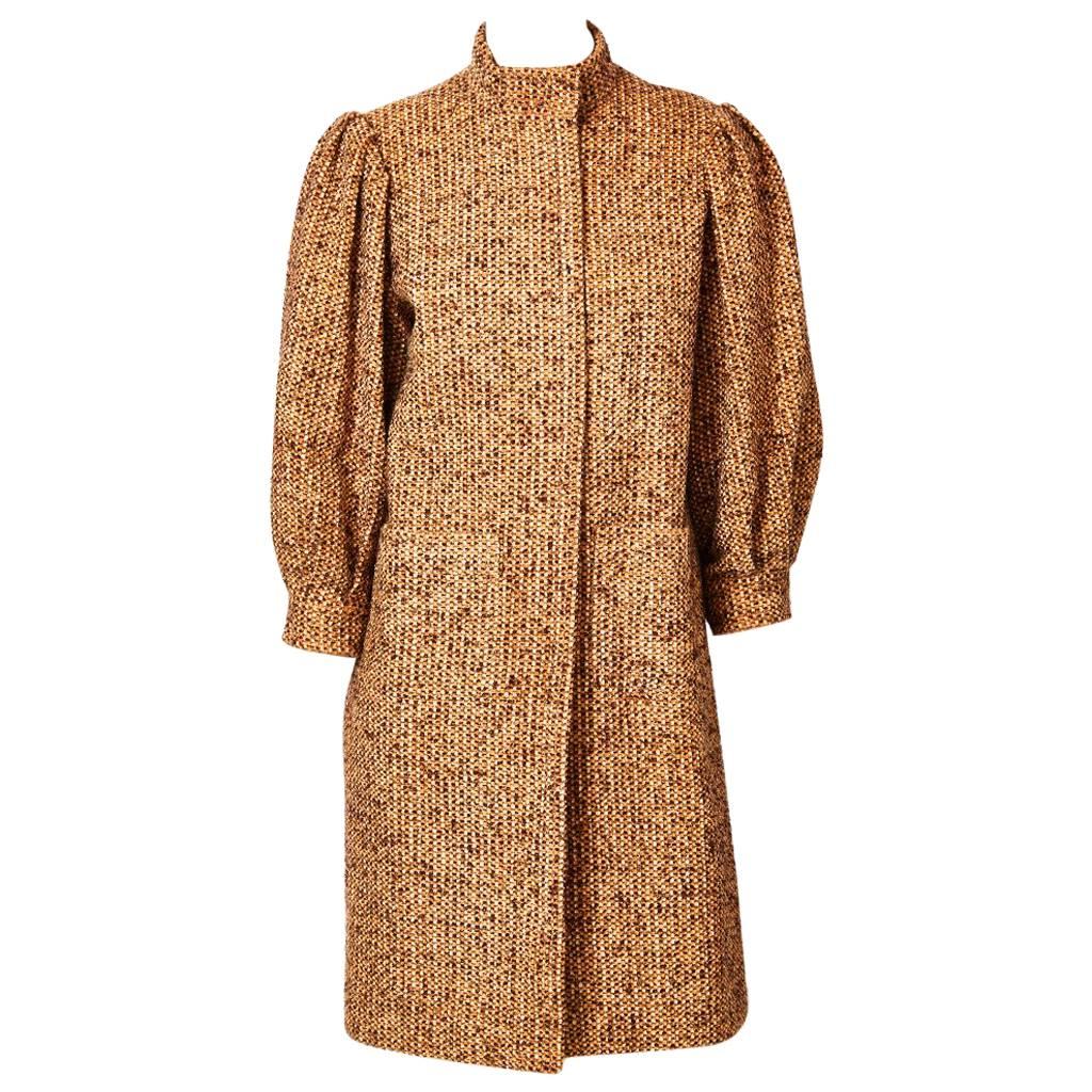 Galanos Tweed Coat