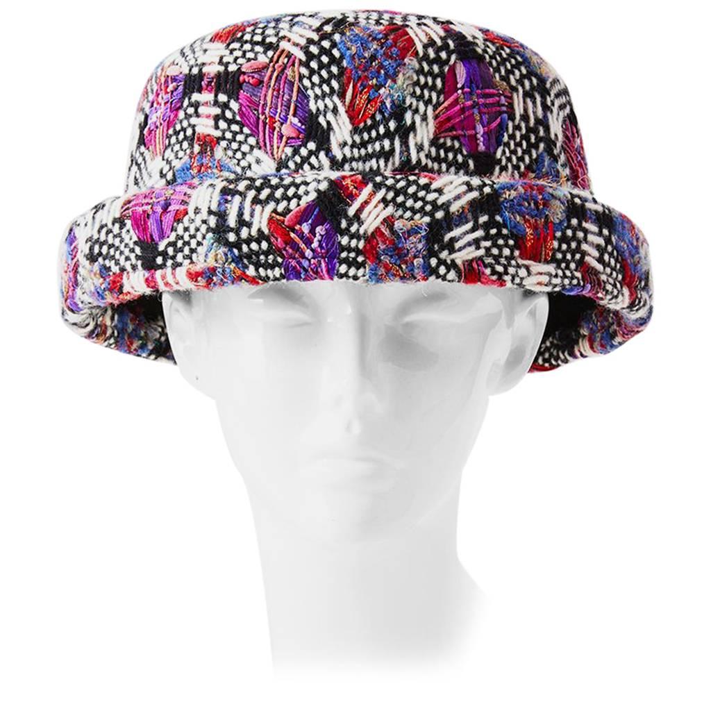 Chanel Linton Tweed Bowler Hat
