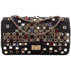 Chanel Paris-Byzance Reissue 2.55 Handbag Embellished Satin 225