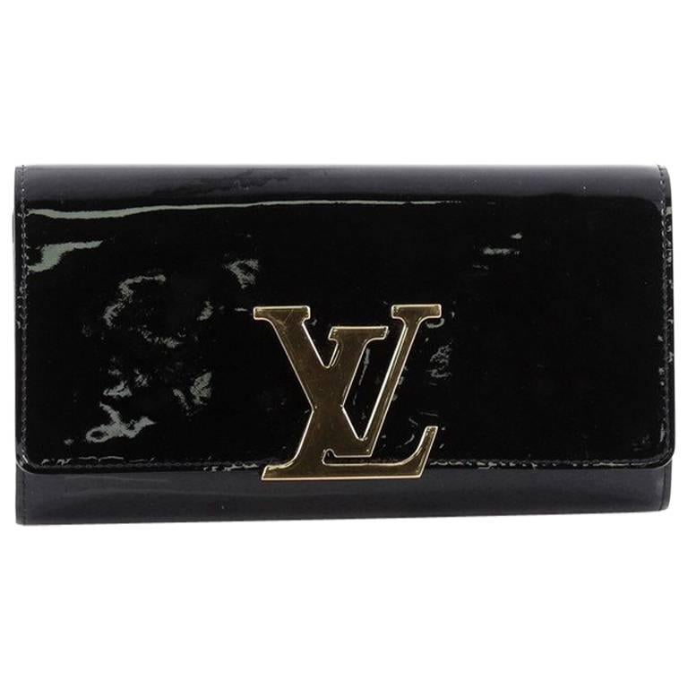 Louis Vuitton Louise Wallet Patent Long