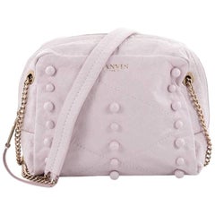 Sac à bandoulière Lanvin Sugar en cuir matelassé clouté Mini