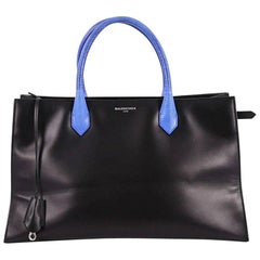 Balenciaga Padlock Nude Work Tote Calfskin with Python Small 7