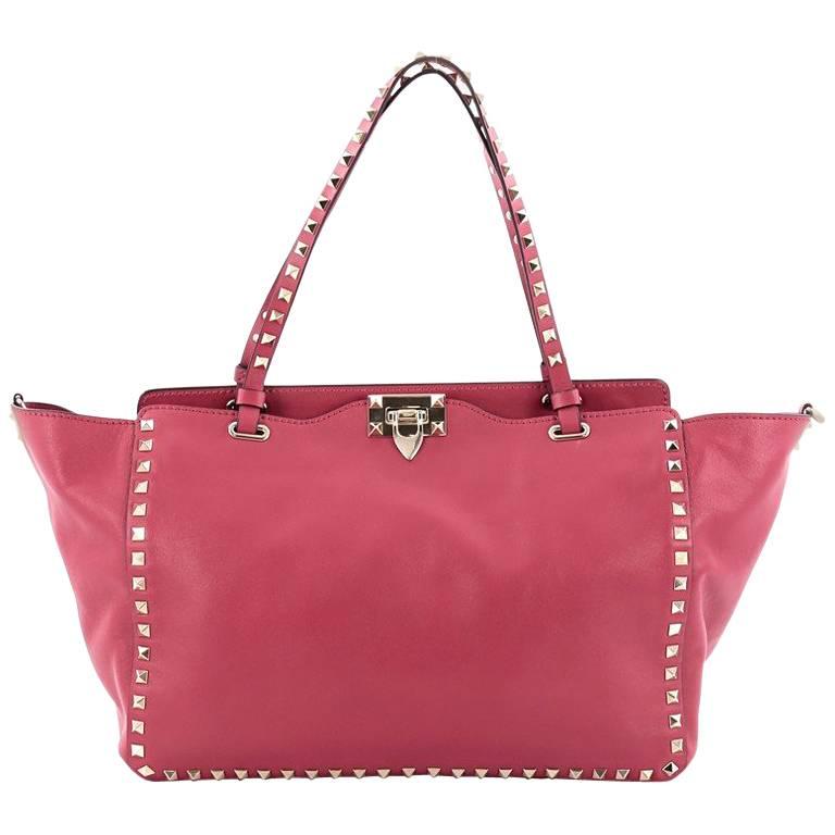 Valentino Rockstud Tote Soft Leather Medium