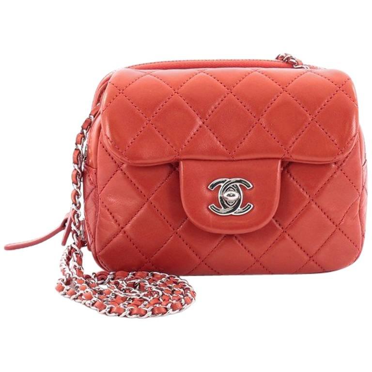 Chanel Wallet on Chain Flap Quilted Calfskin Mini