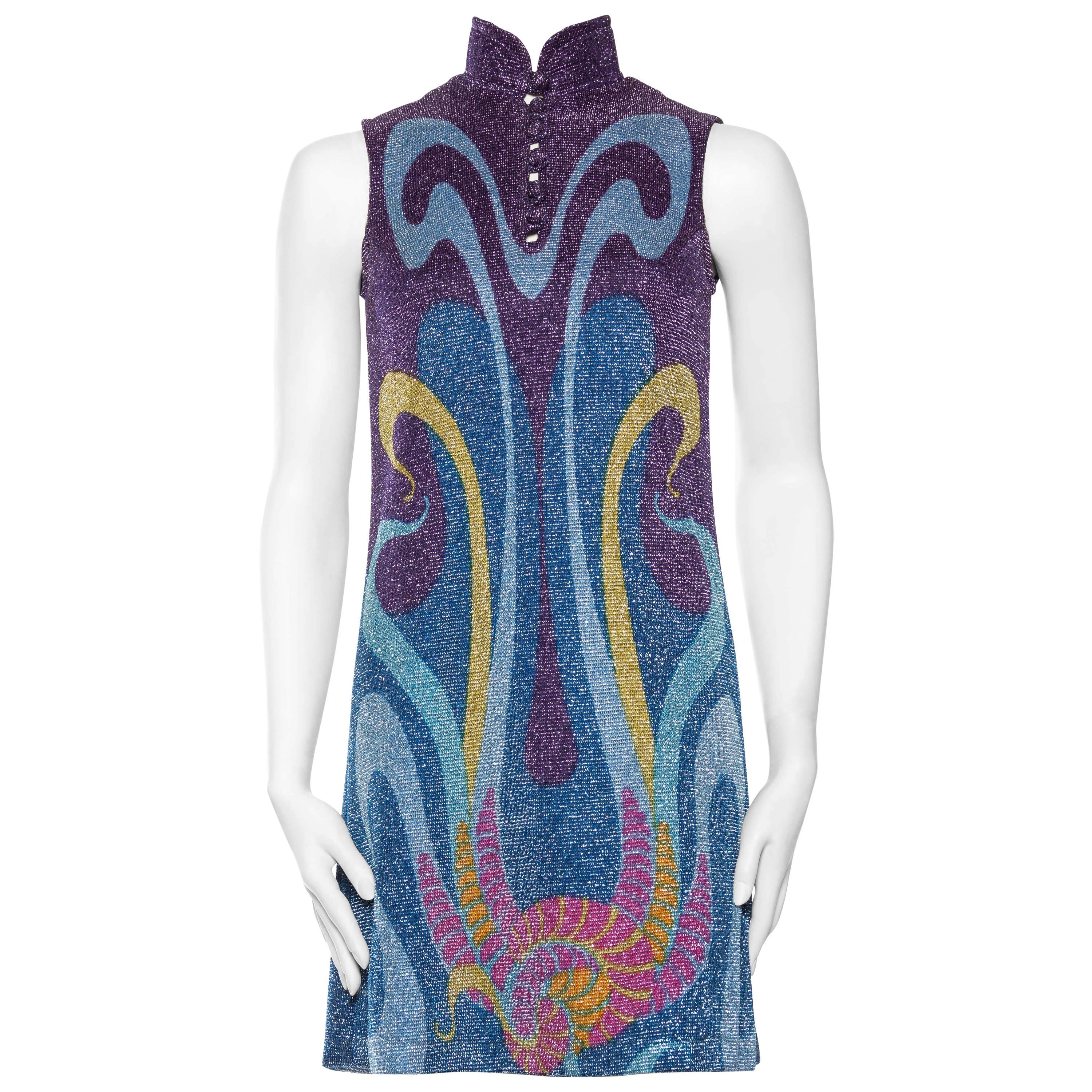 Rare and Important Psychedelic Lurex 1960s Missoni