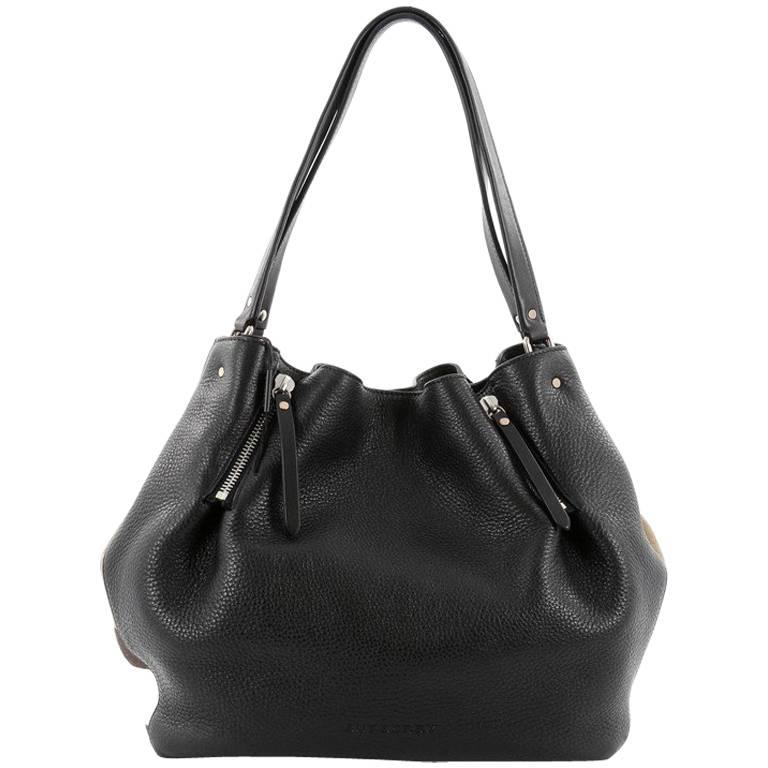 Burberry maidstone leather tote Clearance