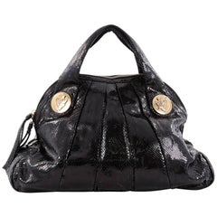 Gucci Hysteria Dome Satchel Snakeskin Large