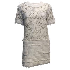 Chanel Off White Dress Sz 34