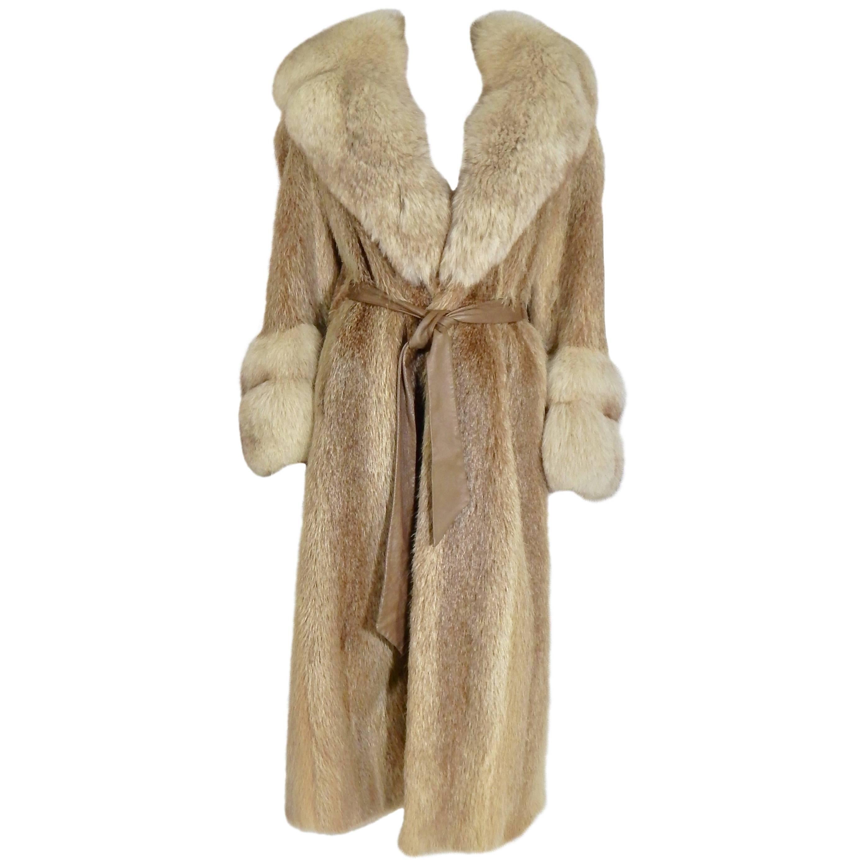Vintage Fox Fur Coat 