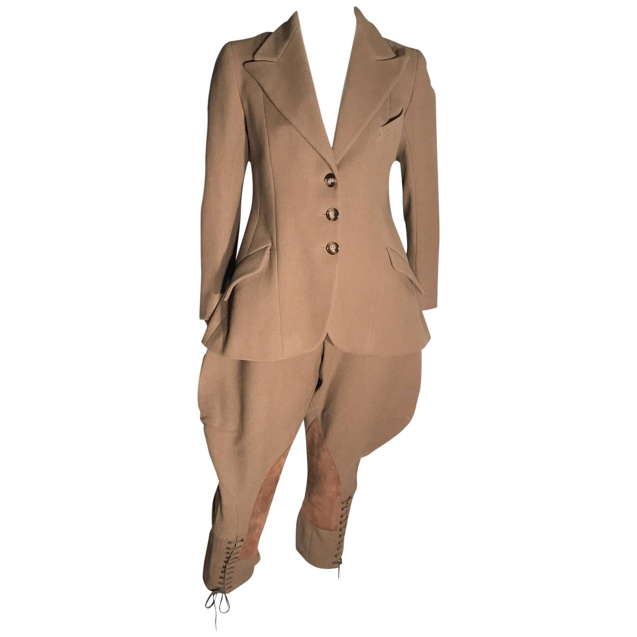 Werff Bros 1930s Wool Ladies Riding Suit 8 For Sale