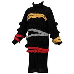 Autumn-Winter 1985 BodyMap "Harriet" hand knitted dress