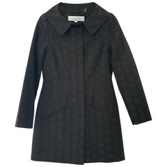 21st Century New Trina Turk Black Polka Dot Jacket-Size 8