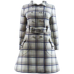 Caban Plaid Coat