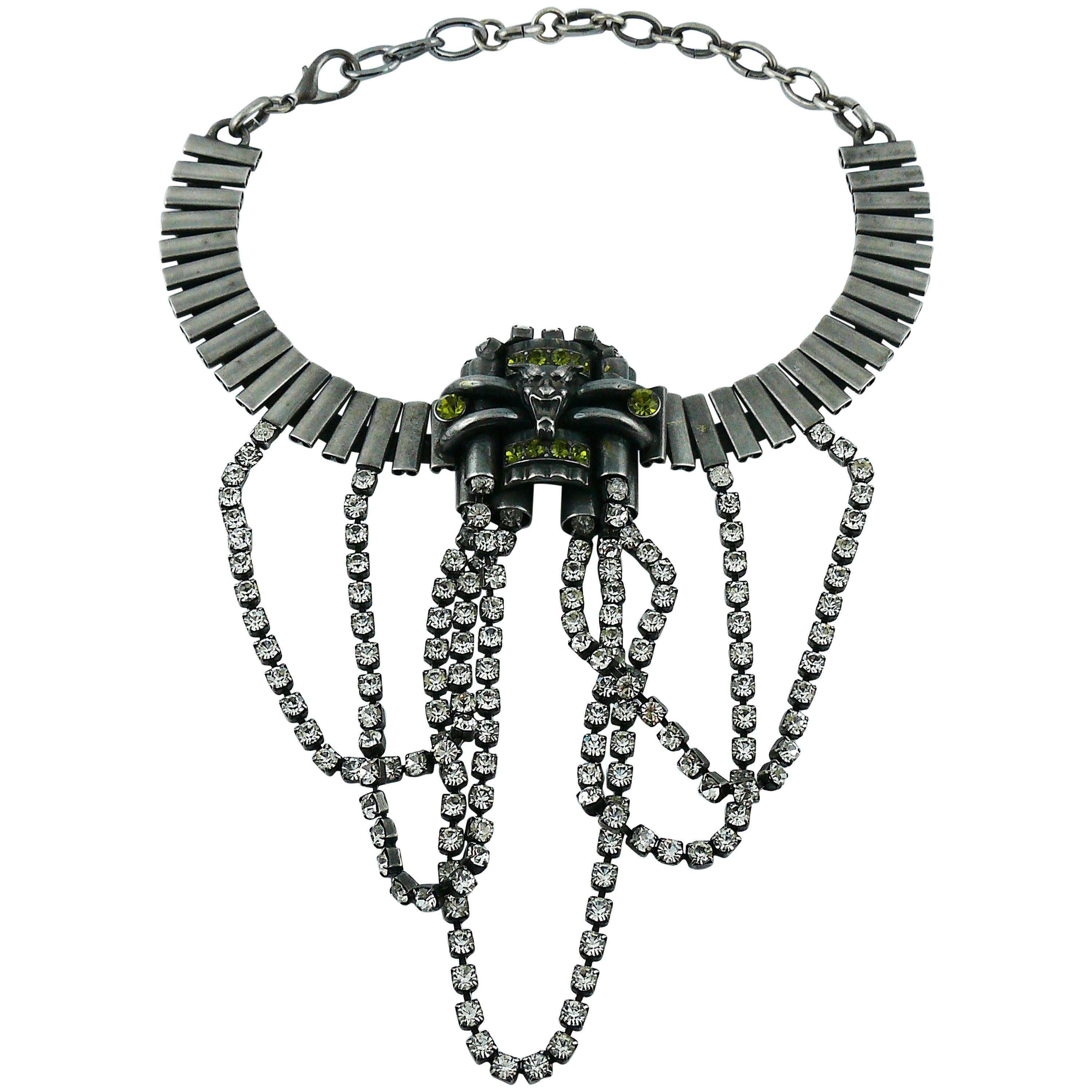 Jean Paul Gaultier Vintage Demon Dog Collar Necklace