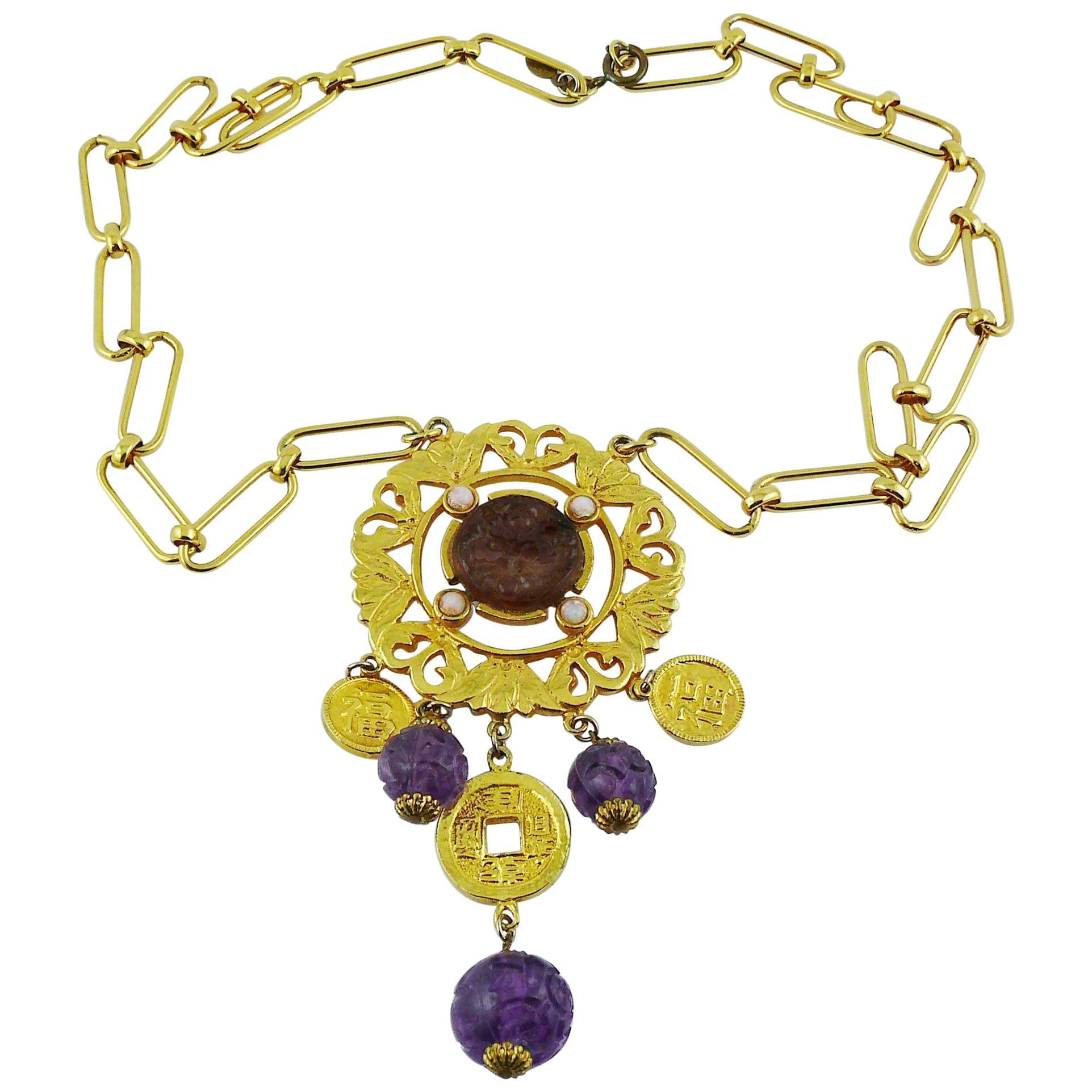 Cadoro Vintage Chinese Inspired Necklace