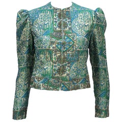 Used Regal 1960's Victoria Royal Fitted Brocade Jacket with Beading