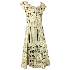 Vintage 50s Raffia dress