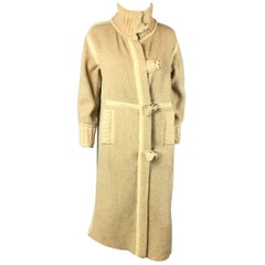 Vintage Courréges tan wool coat