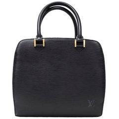 Louis Vuitton Pont Neuf Black Epi Leather Hand Bag