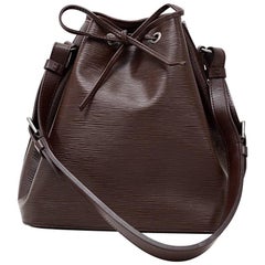 Louis Vuitton Petit Noe Moca Epi Leather Shoulder Bag