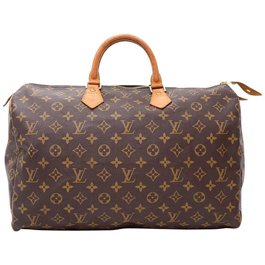 Louis Vuitton Speedy 40 Monogram Canvas Hand Bag