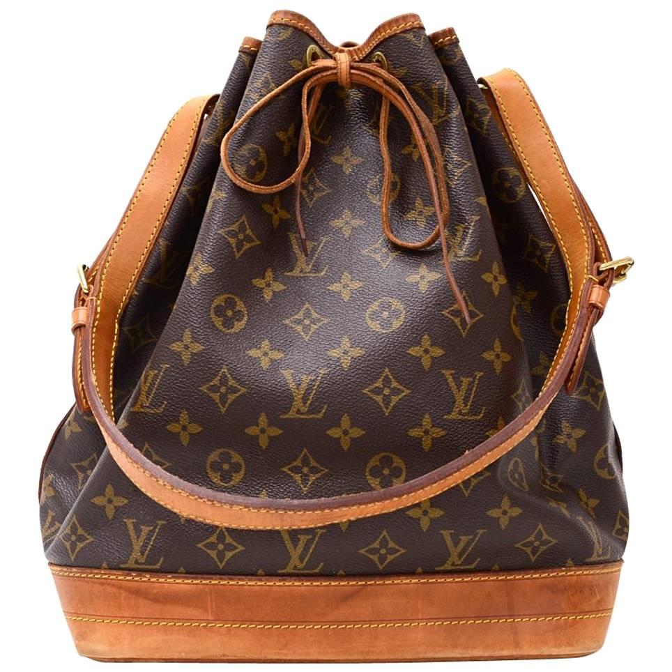 Vintage Louis Vuitton Noe Large Monogram Canvas Shoulder Bag