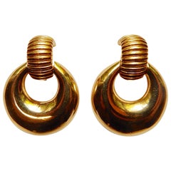 Signed Givenchy Clip Earrings