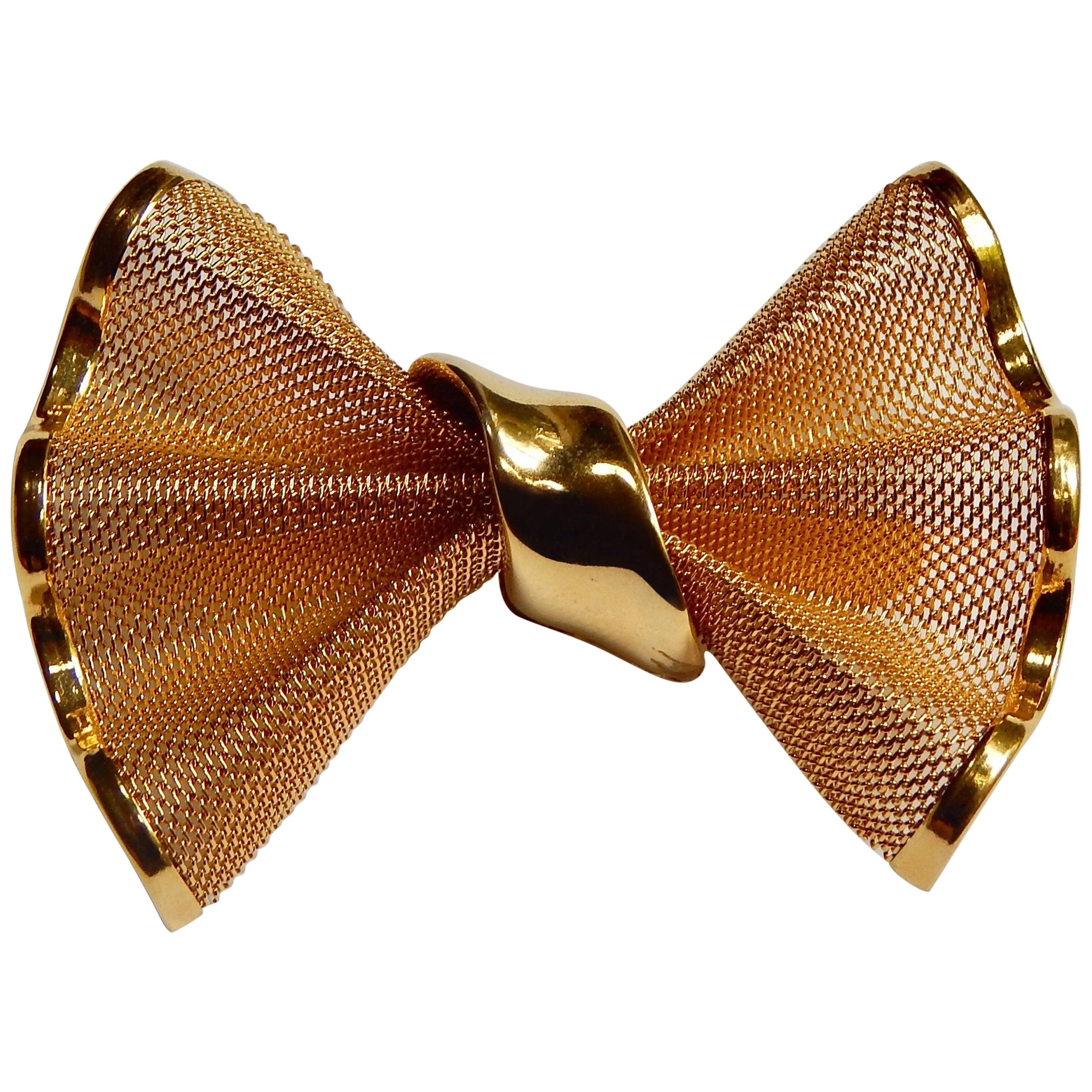 1980s Givenchy Bow Pin For Sale