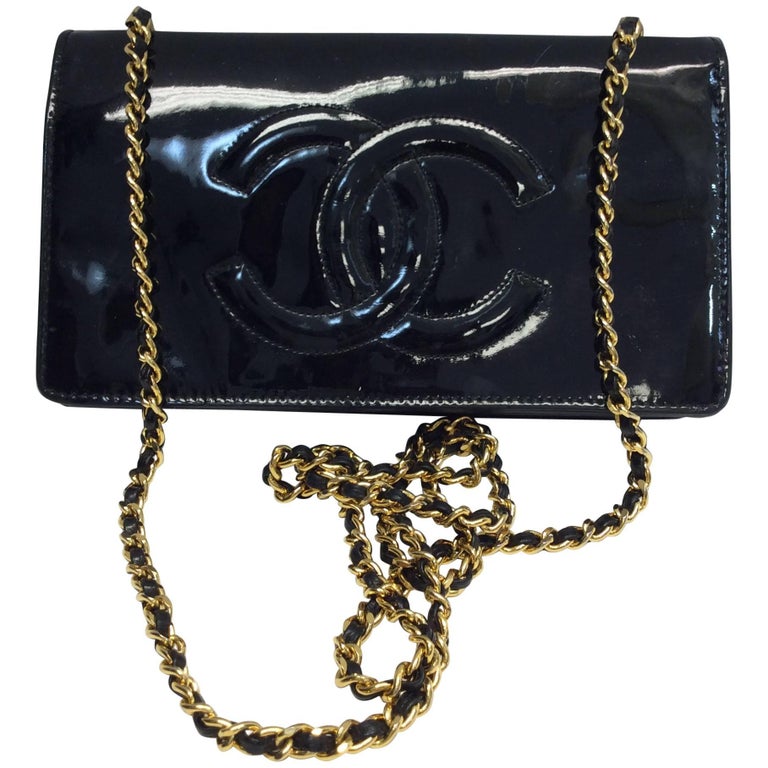 Chanel Patent Leather Crossbody For At 1stdibs Chanel Patent Leather Crossbody For