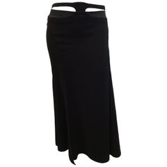 Versace Maxi Belted Skirt