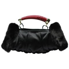 Collectible Limited Edition Mombasa Handbag & Glove Satin Mink Tom ford for YSL