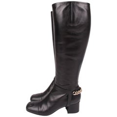 Gucci Lifford Malaga Knee-high Boots - black