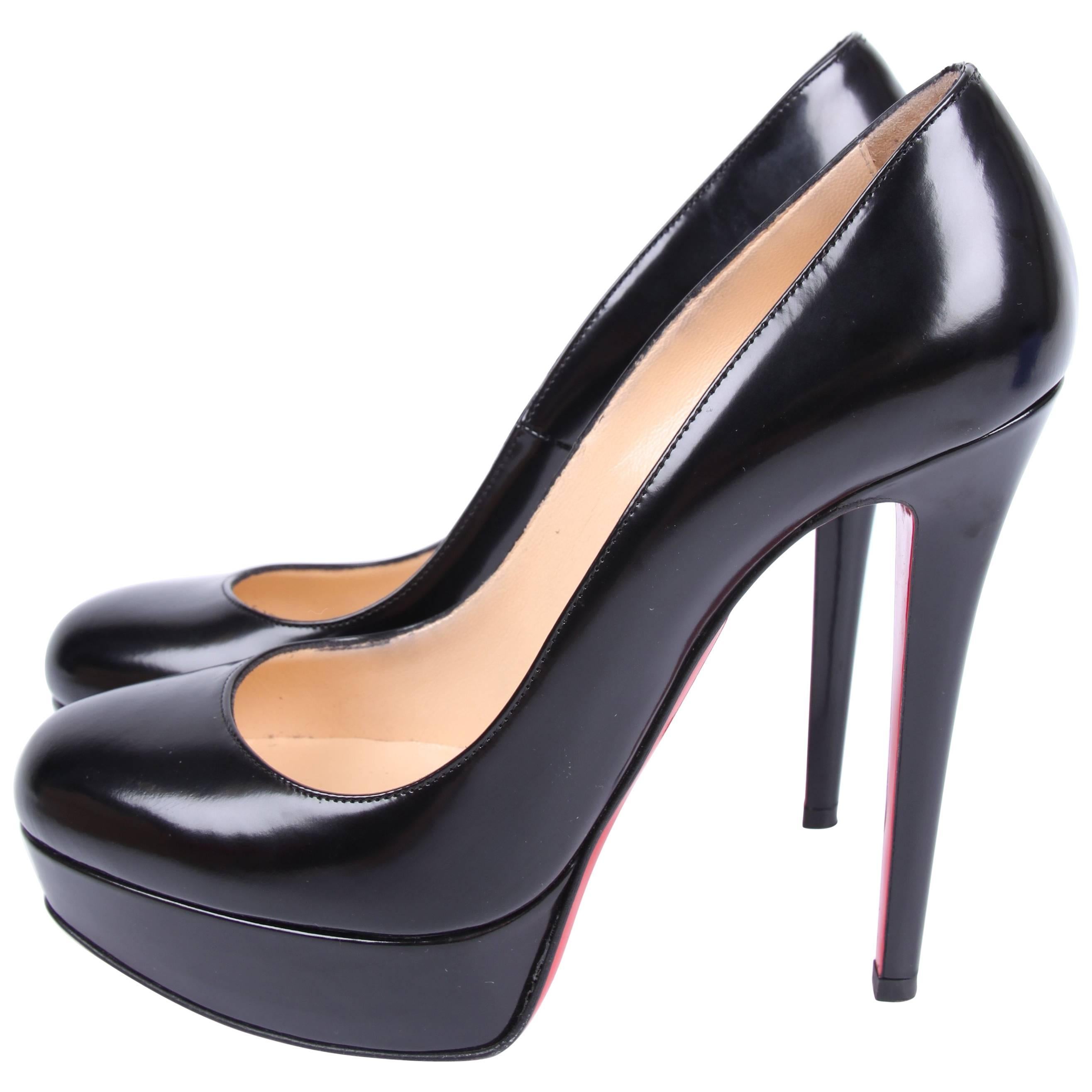       Christian Louboutin Bianca 140 Jazz Calf Pumps - black Christian Louboutin