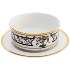 Christian Dior Florissant Gravy Bowl Attached with Underplate New Old Stock '97