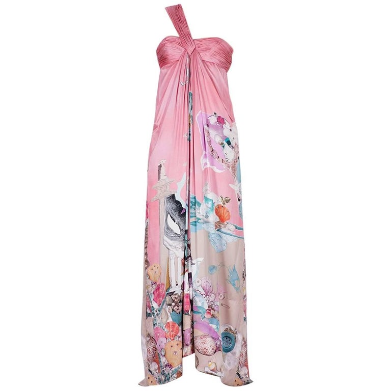 New VERSACE Julie Verhoeven Print Long Dress Gown For Sale at 1stDibs julie erotic dress
