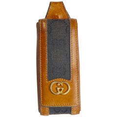 Vintage Gucci Leather Keychain 