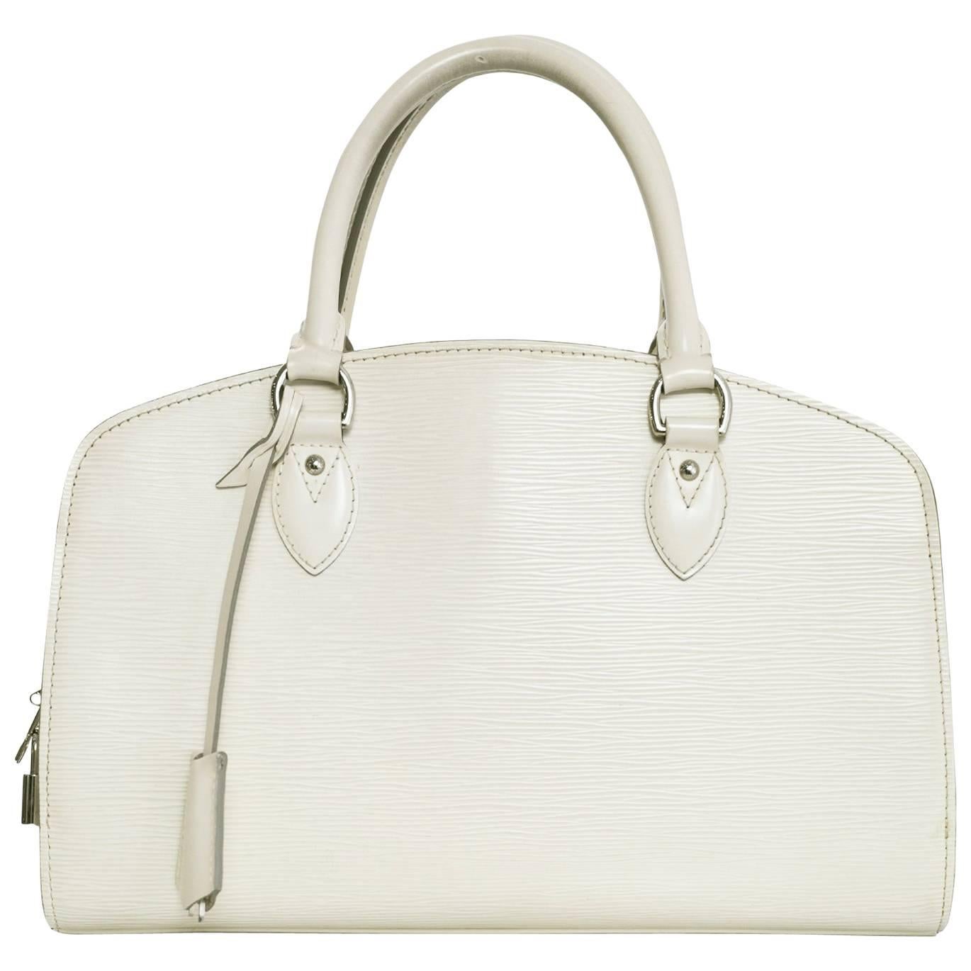 Louis Vuitton Ivory Epi Leather Pont Neuf PM Handle Bag