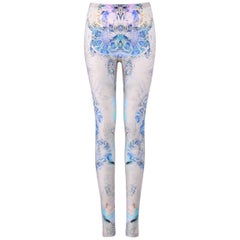 ALEXANDER McQUEEN S/S 2010 "Plato's Atlantis" Gray Jellyfish Print Leggings